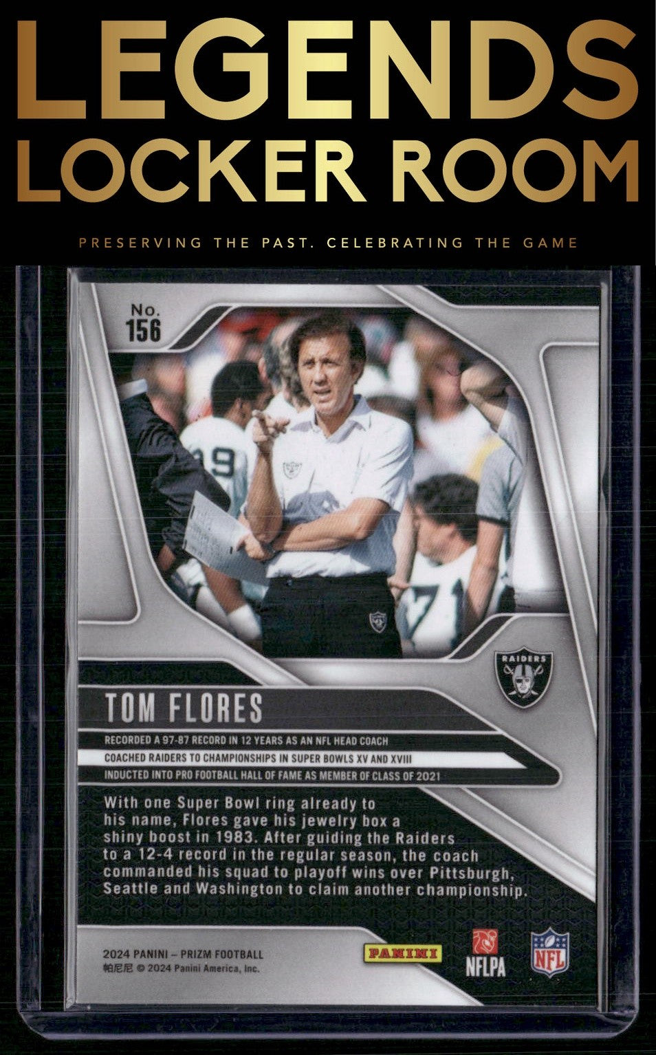 2024 Panini Prizm #156 Tom Flores