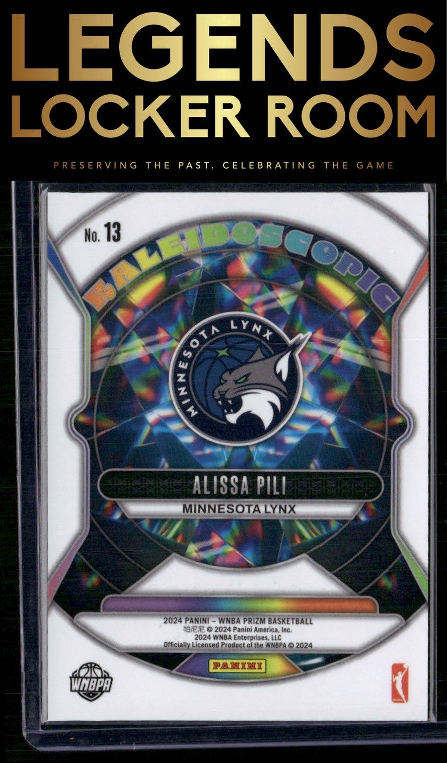 2024 Panini Prizm WNBA #13 Alissa Pili Kaleidoscopic