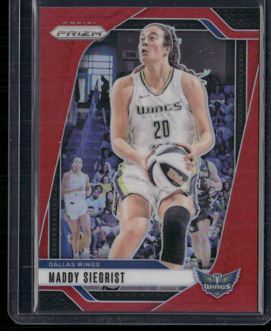 2024 Panini Prizm WNBA #94 Maddy Siegrist Red Prizms #/299