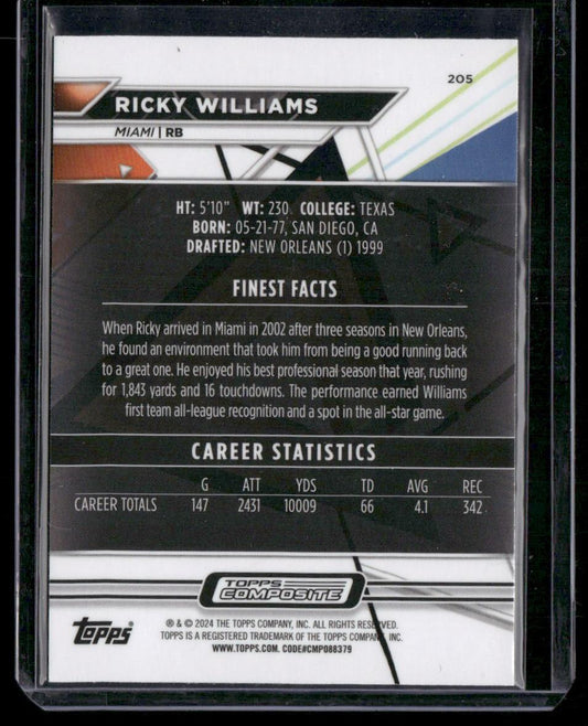 2023 Topps Composite #205 Ricky Williams