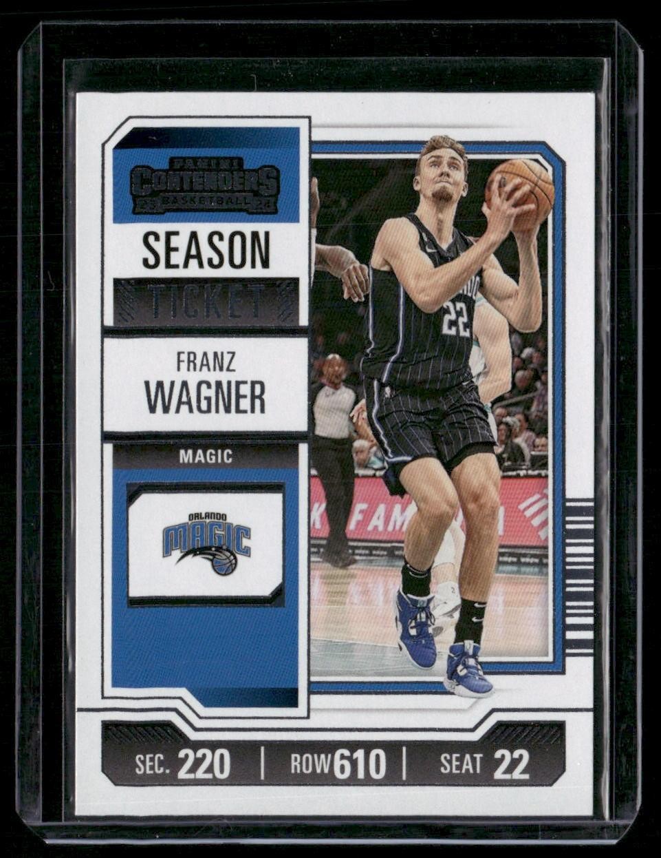2023-24 Panini Contenders #97 Franz Wagner Game Ticket Bronze