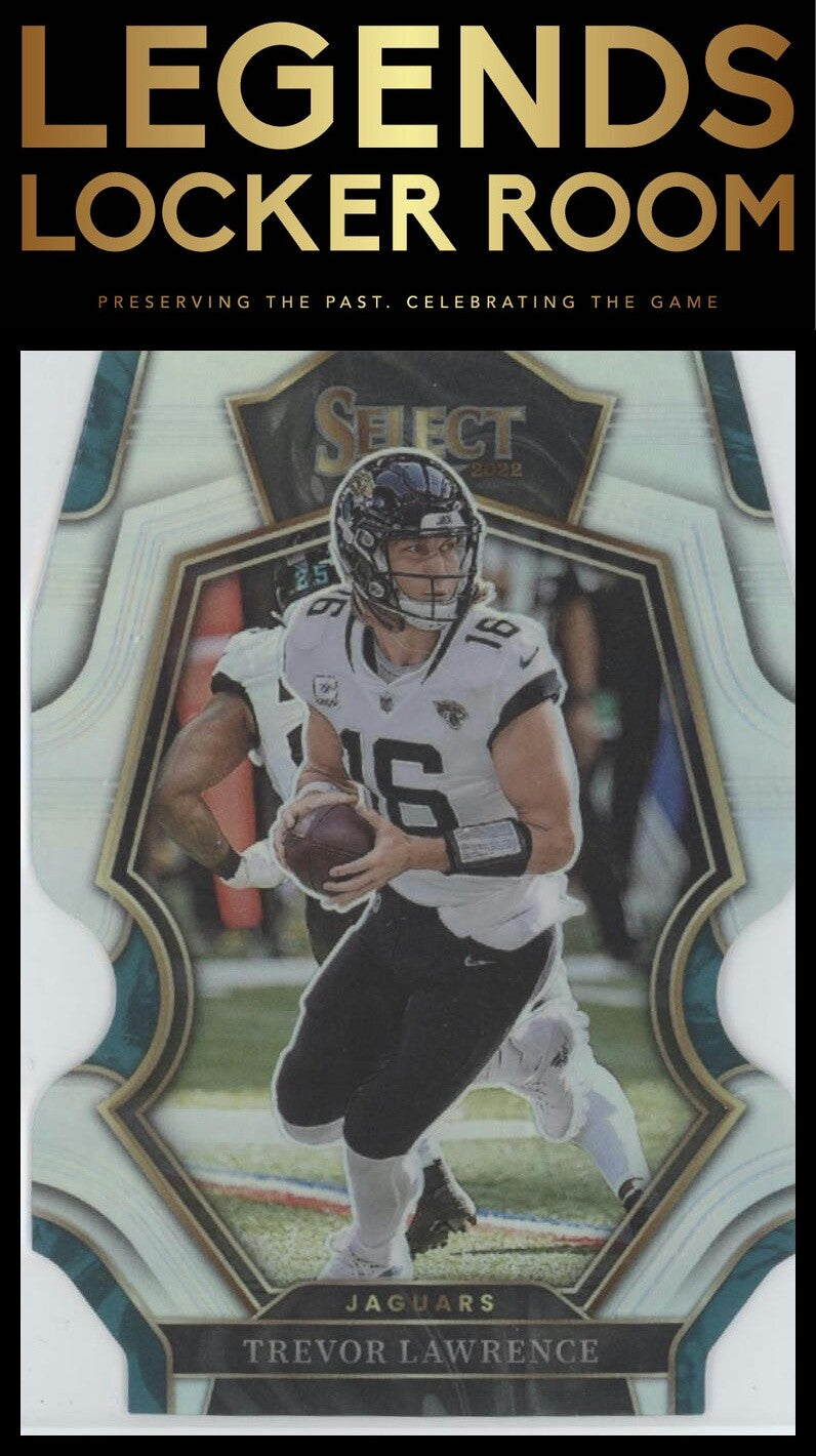 2022 Panini Select #145 Trevor Lawrence Silver Prizm Die Cut