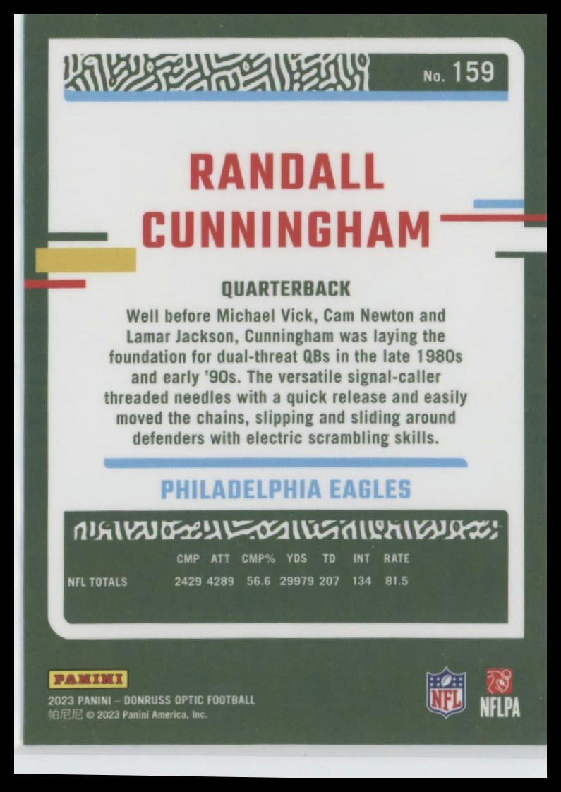 2023 Donruss Optic #159 Randall Cunningham