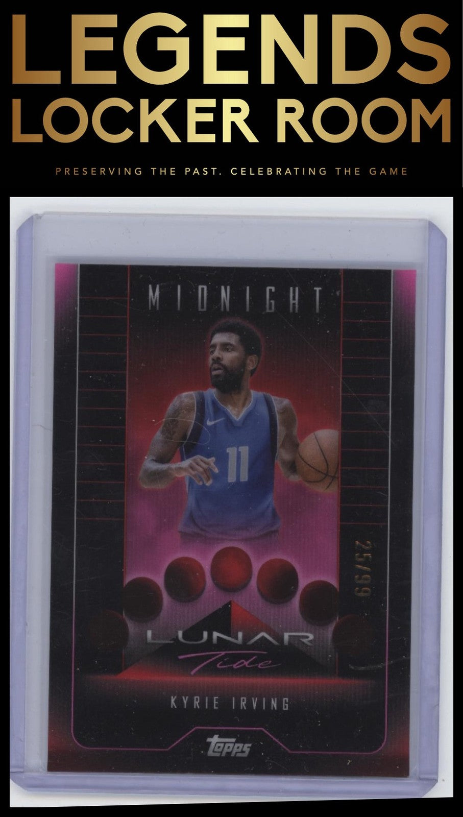 2023-24 Topps Midnight #LT-3 Kyrie Irving Lunar Tide Twilight #/99