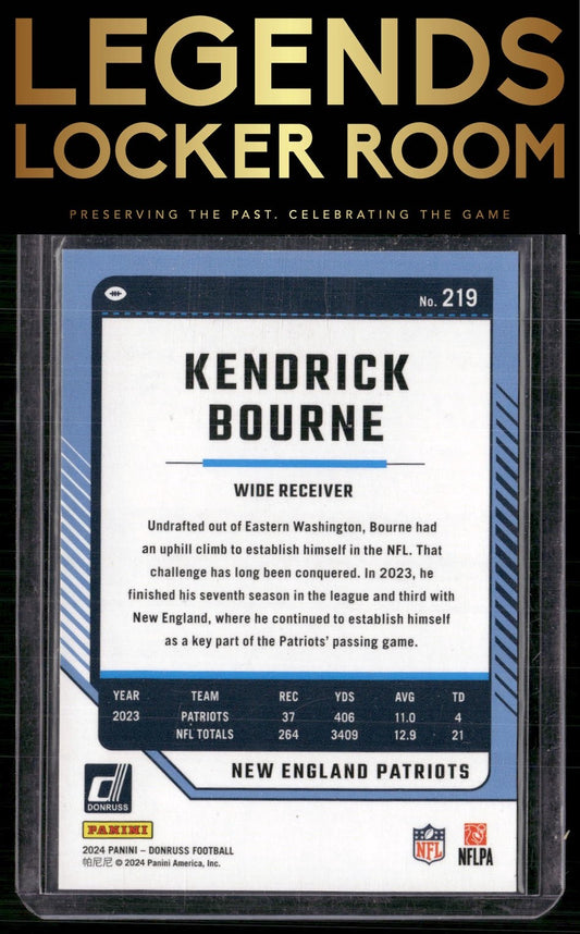 2024 Donruss #219 Kendrick Bourne No Name