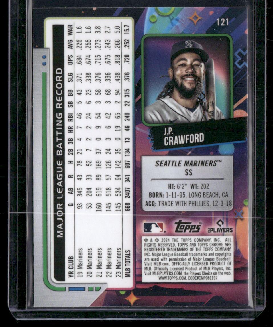 2024 Topps Chrome Cosmic #121 J.P. Crawford
