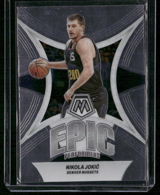 2023-24 Panini Mosaic #15 Nikola Jokic Epic Performers