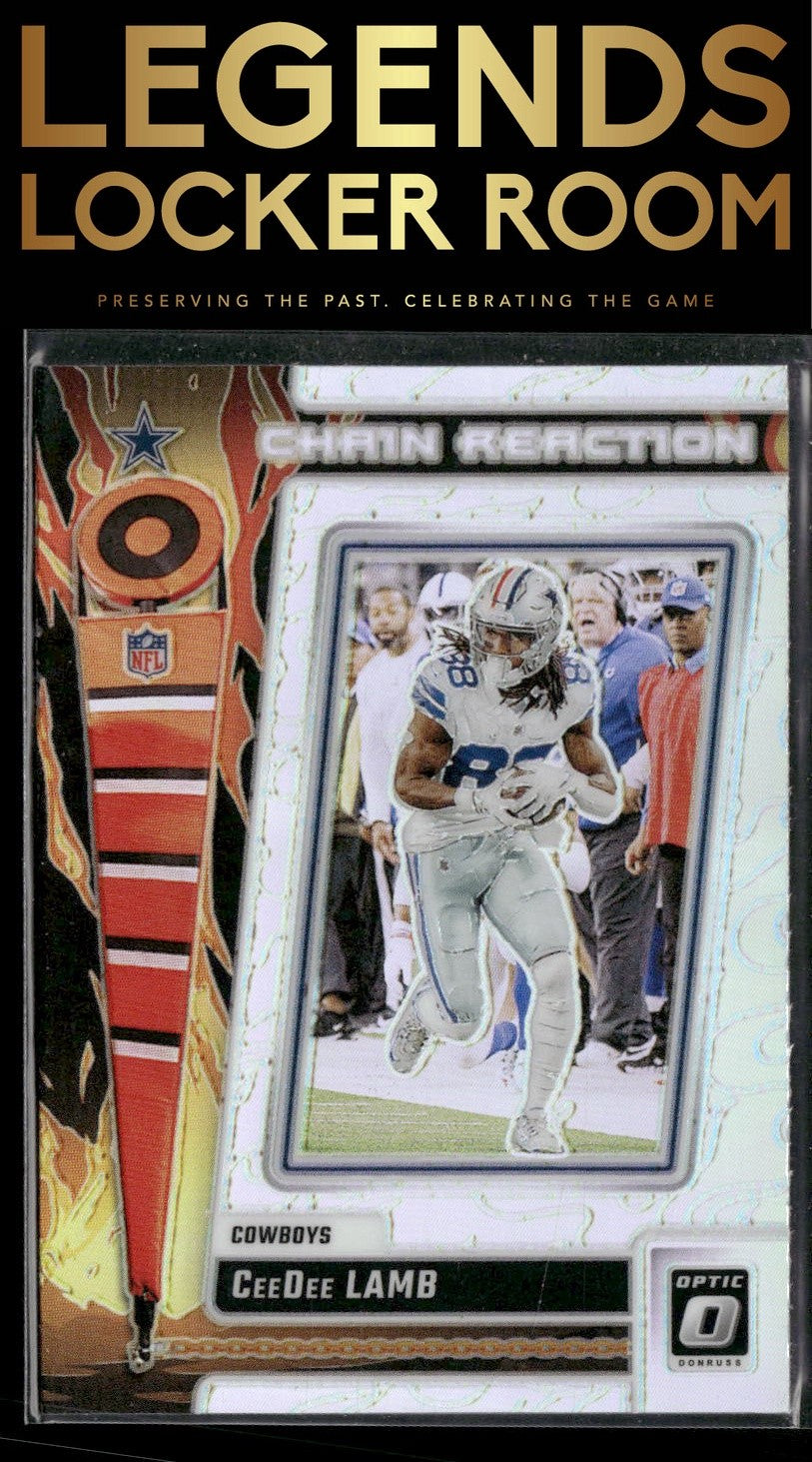 2023 Donruss Optic #CR-CL CeeDee Lamb Chain Reaction