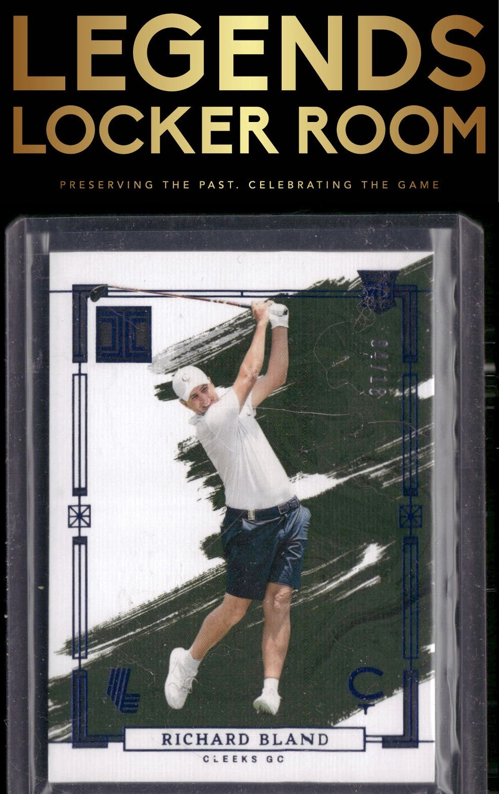 2024 Panini Impeccable LIV #13 Richard Bland Blue #/18