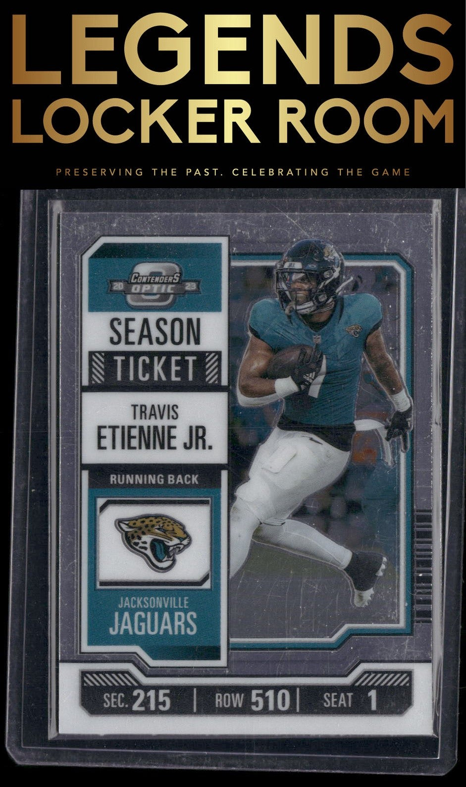 2023 Panini Contenders Optic #24 Travis Etienne Jr.