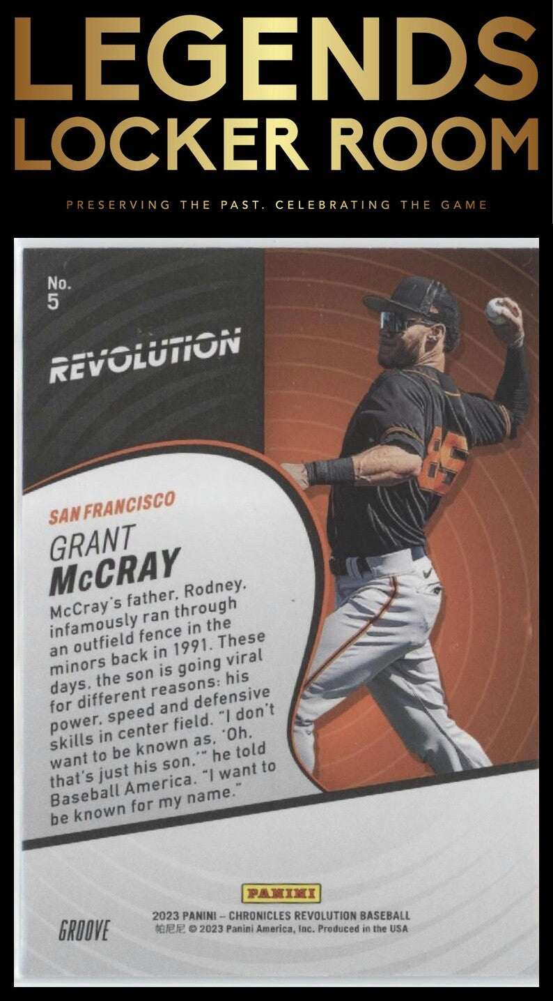 2023 Panini Chronicles: Certified Grant McCray