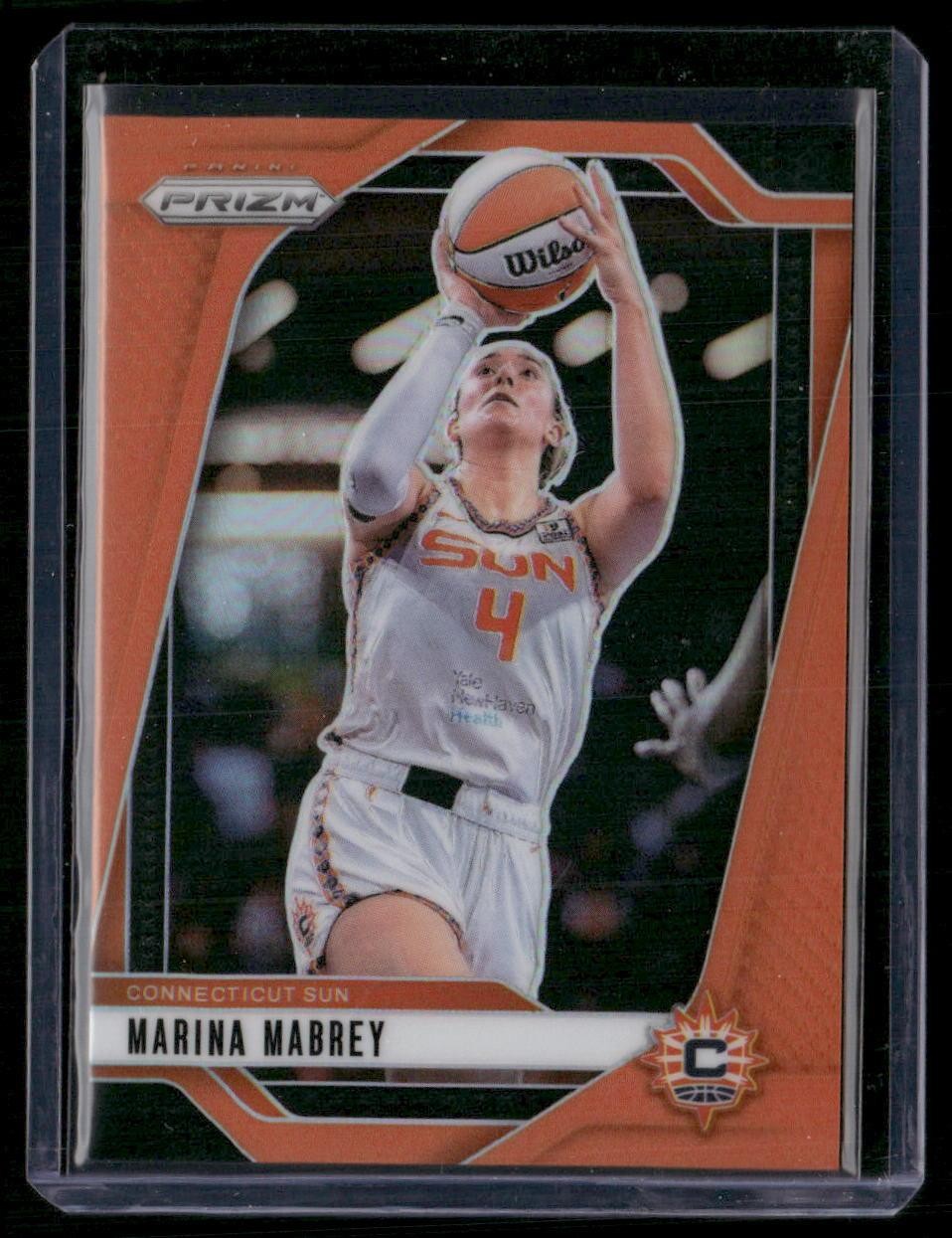 2024 Panini Prizm WNBA #132 Marina Mabrey Orange Prizms #/99