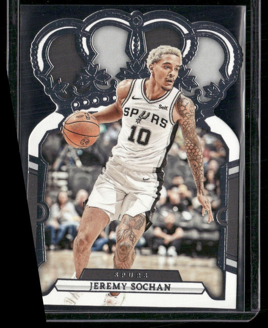 2023-24 Panini Crown Royale #35 Jeremy Sochan