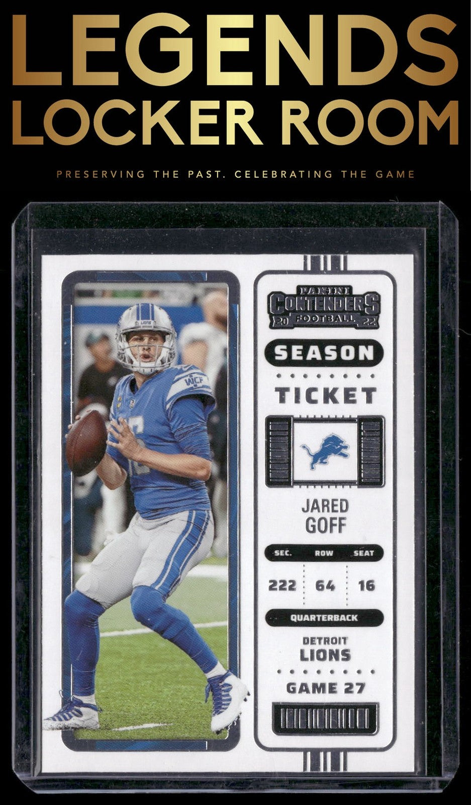 2022 Panini Contenders #34 Jared Goff