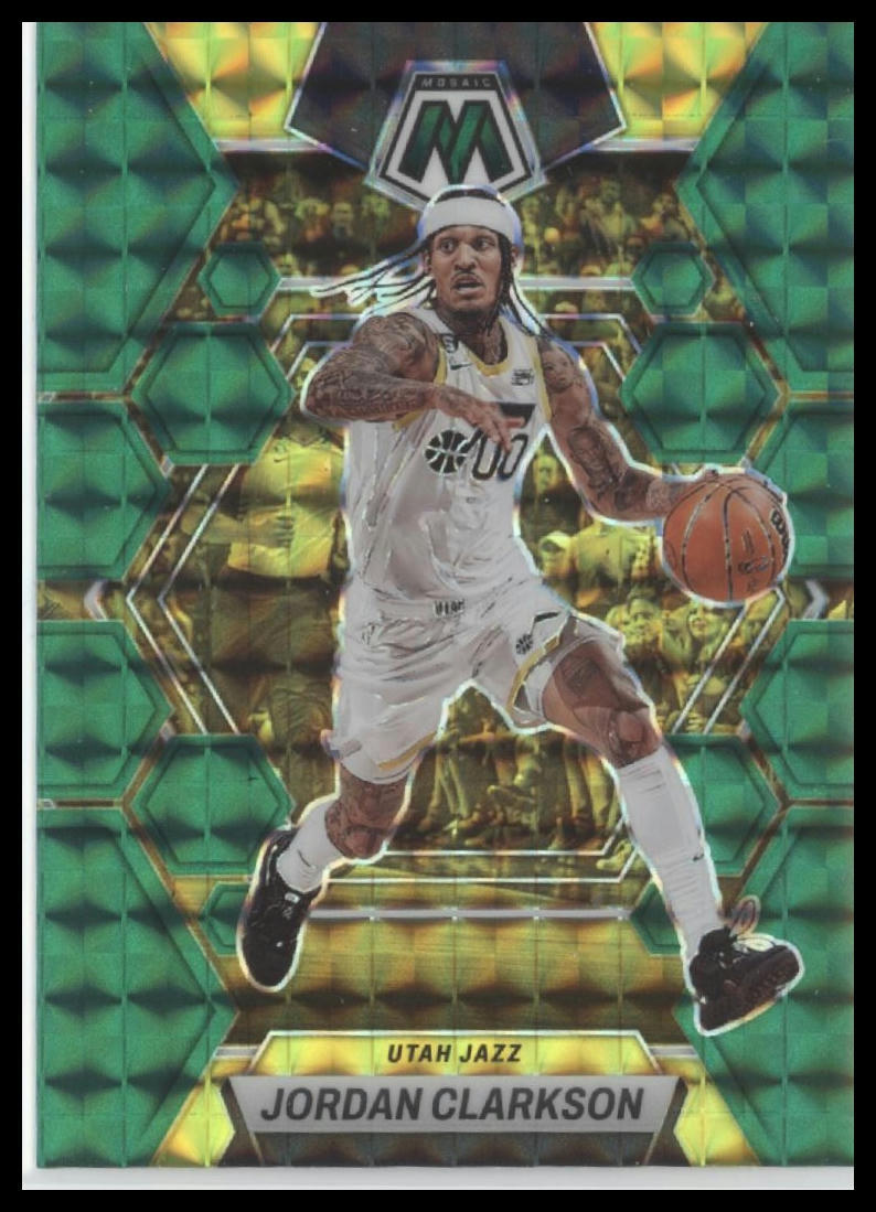 2022-23 Panini Mosaic #123 Jordan Clarkson Green