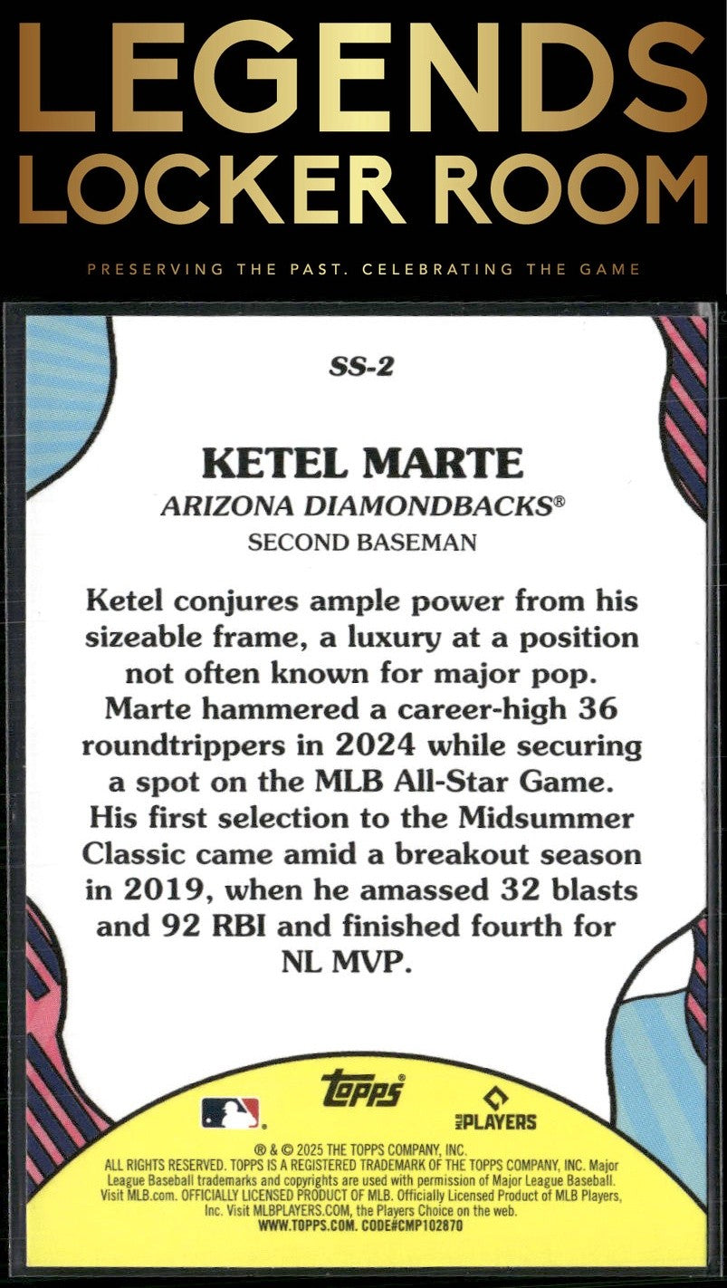 2025 Topps #SS-2 Ketel Marte Summer Superstars