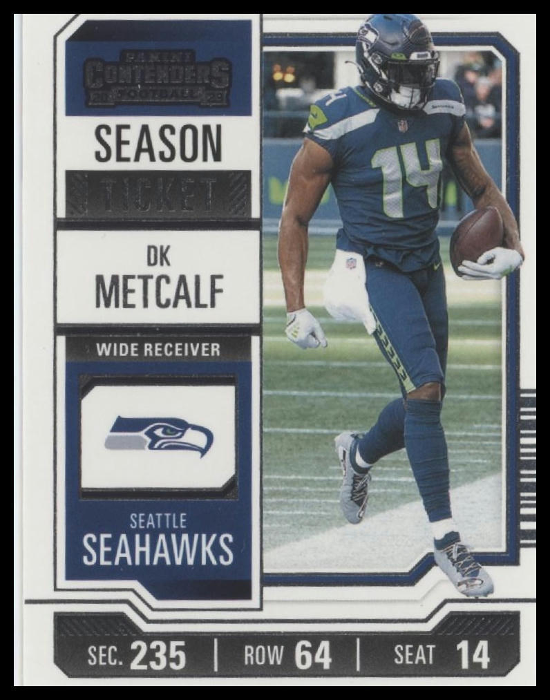2023 Panini Contenders #89 DK Metcalf Season Ticket Retail