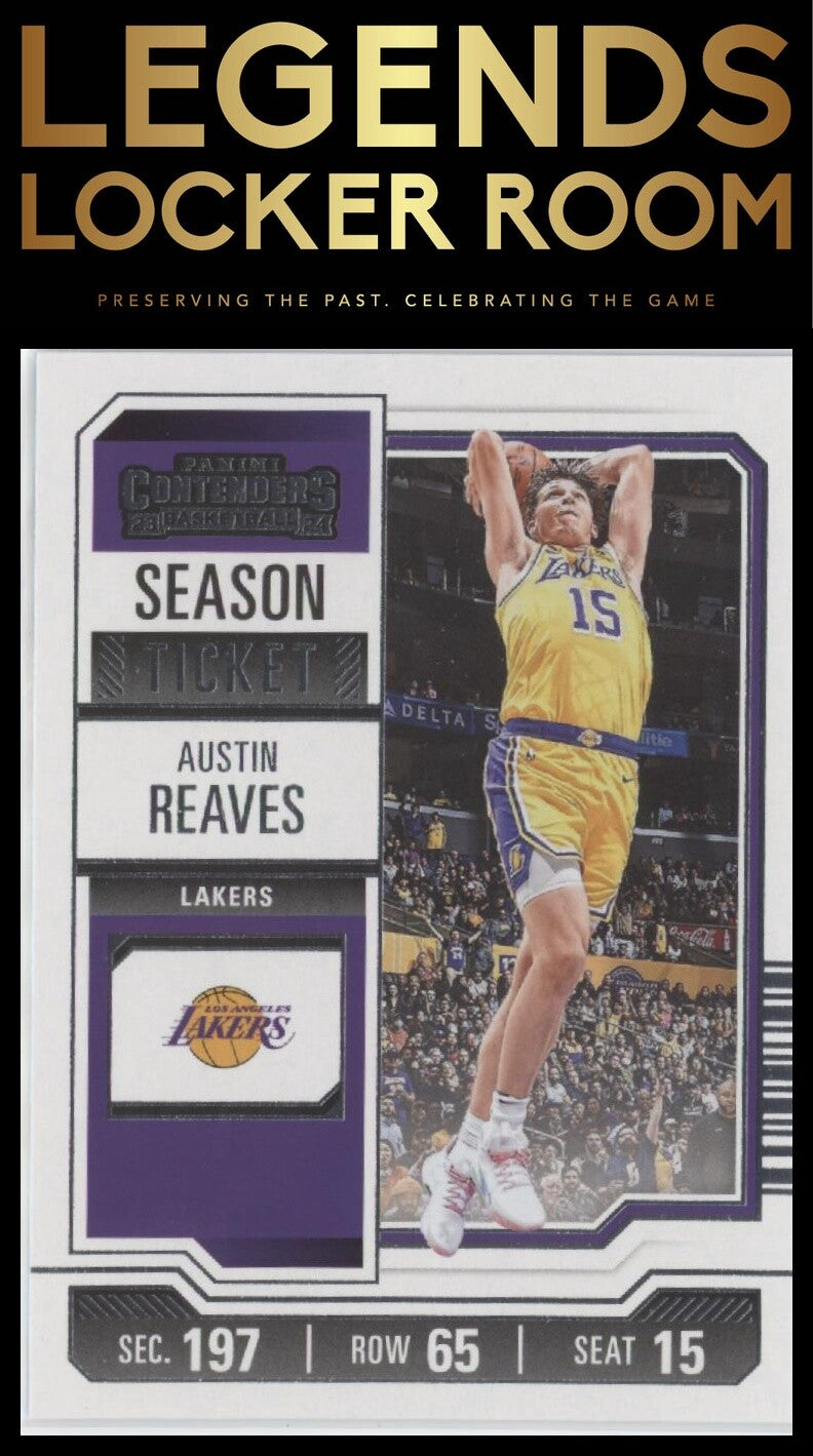 2023-24 Panini Contenders #15 Austin Reaves Season Ticket Retail