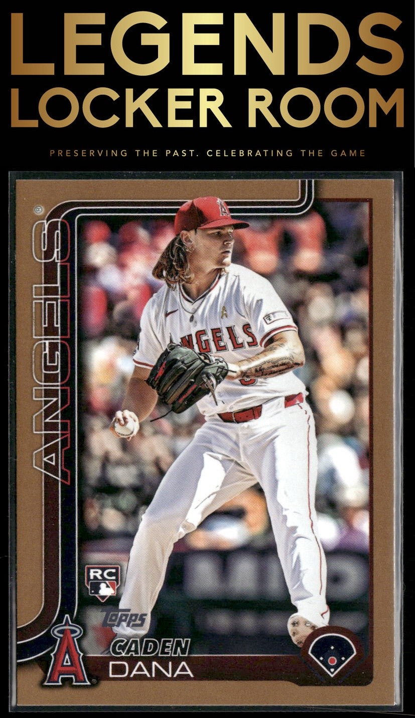 2025 Topps #422 Caden Dana Gold #/2025