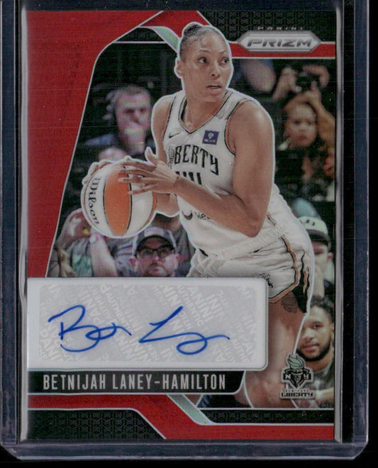 2024 Panini Prizm WNBA Betnijah Laney-Hamilton Signatures Prizms Red #/99