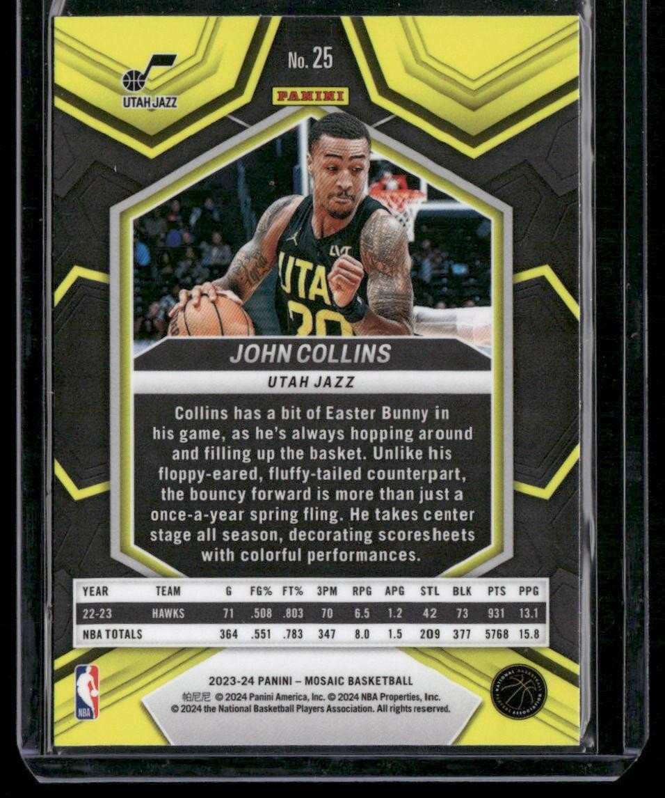 2023-24 Panini Mosaic #25 John Collins