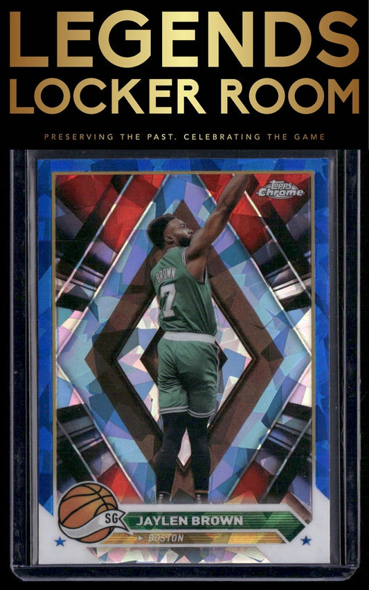 2023-24 Topps Chrome Sapphire Edition #78 Jaylen Brown