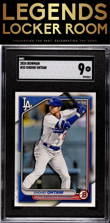 2024 Bowman #33 Shohei Ohtani SGC 9