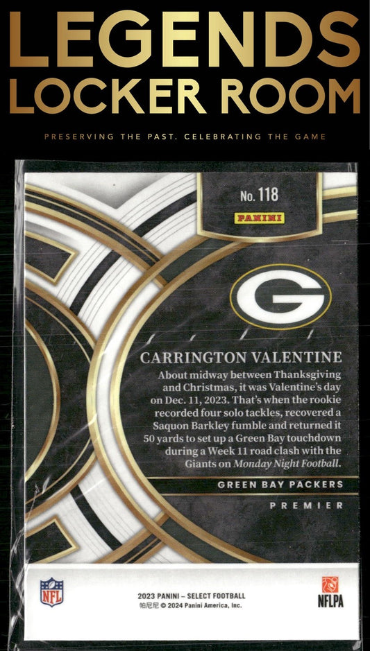 2023 Panini Select #118 Carrington Valentine