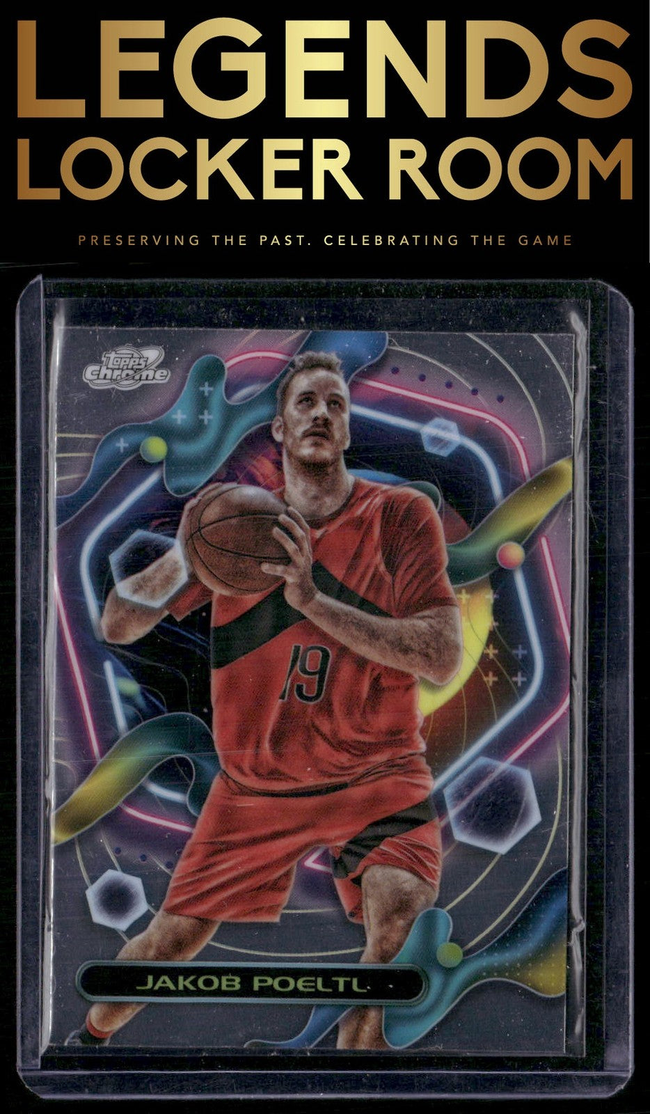 2023-24 Topps Chrome Cosmic #128 Jakob Poeltl