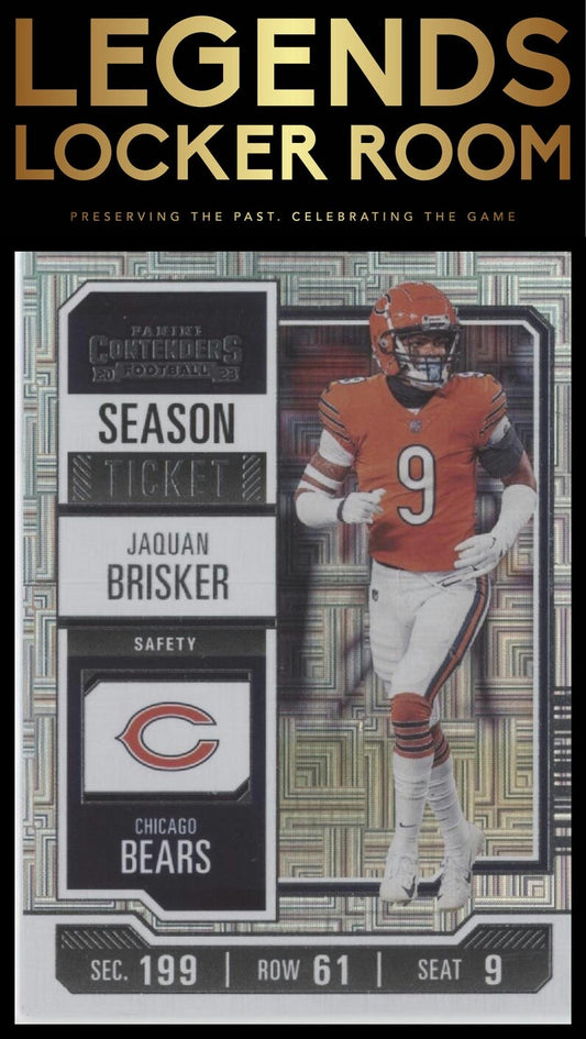 2023 Panini Contenders #19 Jaquan Brisker Season Ticket Retail
