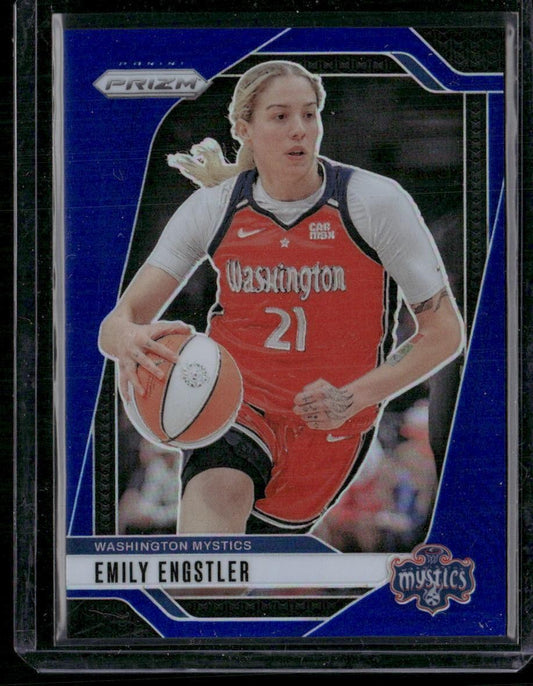 2024 Panini Prizm WNBA #67 Emily Engstler Blue Prizms #/199