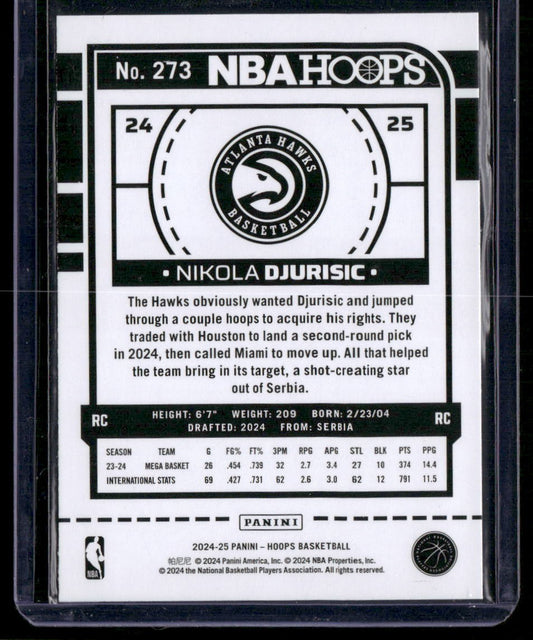 2024-25 Hoops #273 Nikola Đurišić