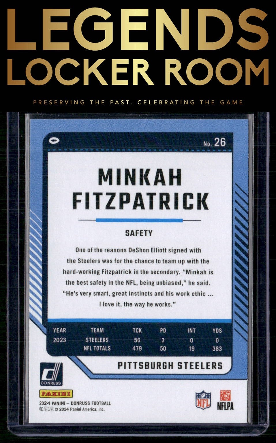 2024 Donruss #26 Minkah Fitzpatrick