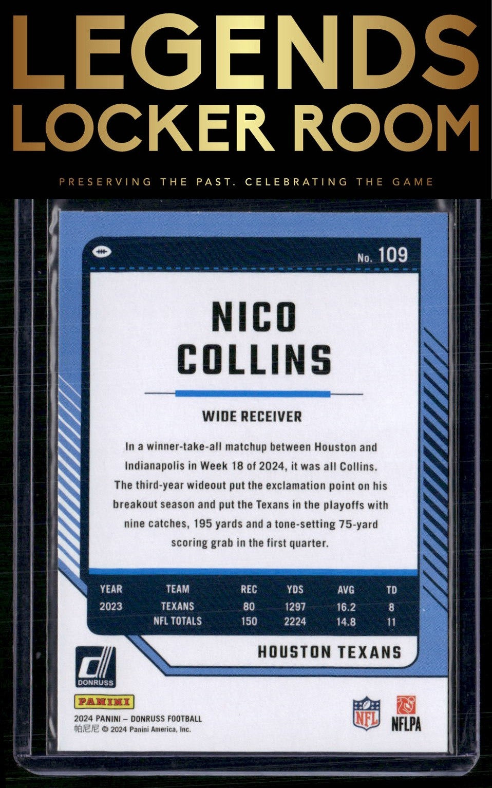 2024 Donruss #109 Nico Collins