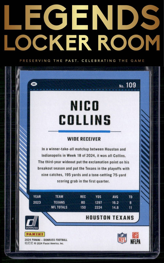 2024 Donruss #109 Nico Collins