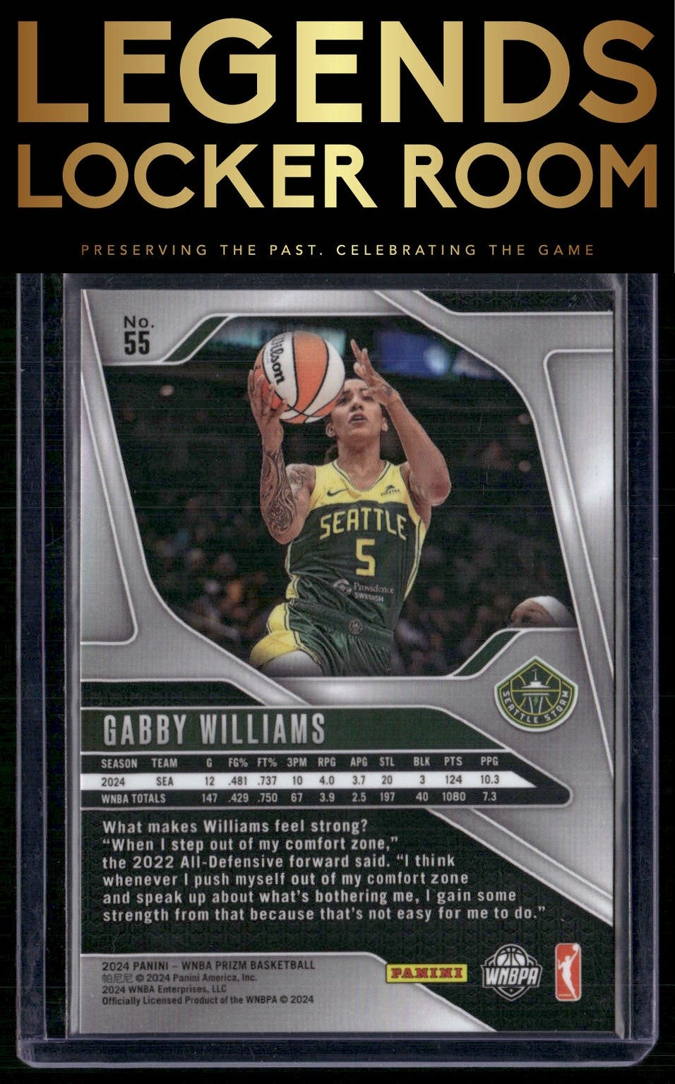 2024 Panini Prizm WNBA #55 Gabby Williams