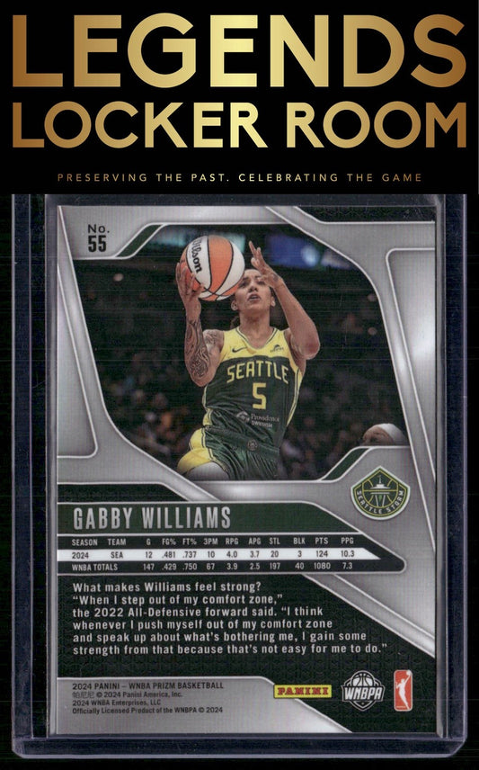 2024 Panini Prizm WNBA #55 Gabby Williams