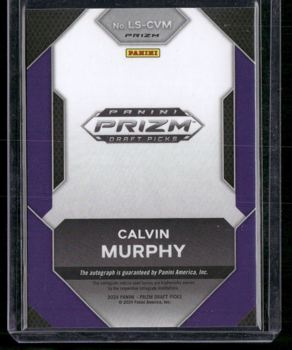 2024 Panini Prizm Draft Picks Calvin Murphy Legacy Signatures Prizms Hyper