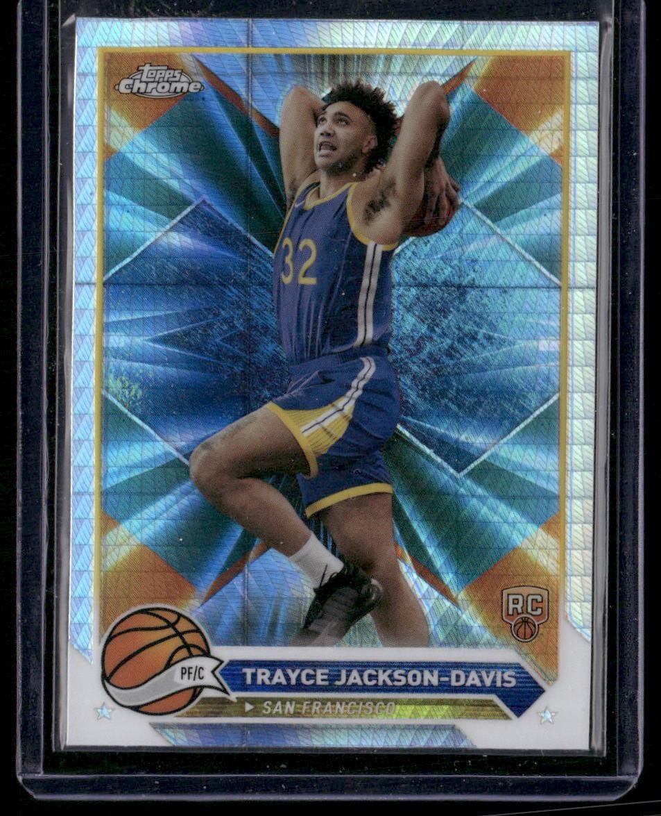 2023-24 Topps Chrome #176 Trayce Jackson-Davis Prism Refractors