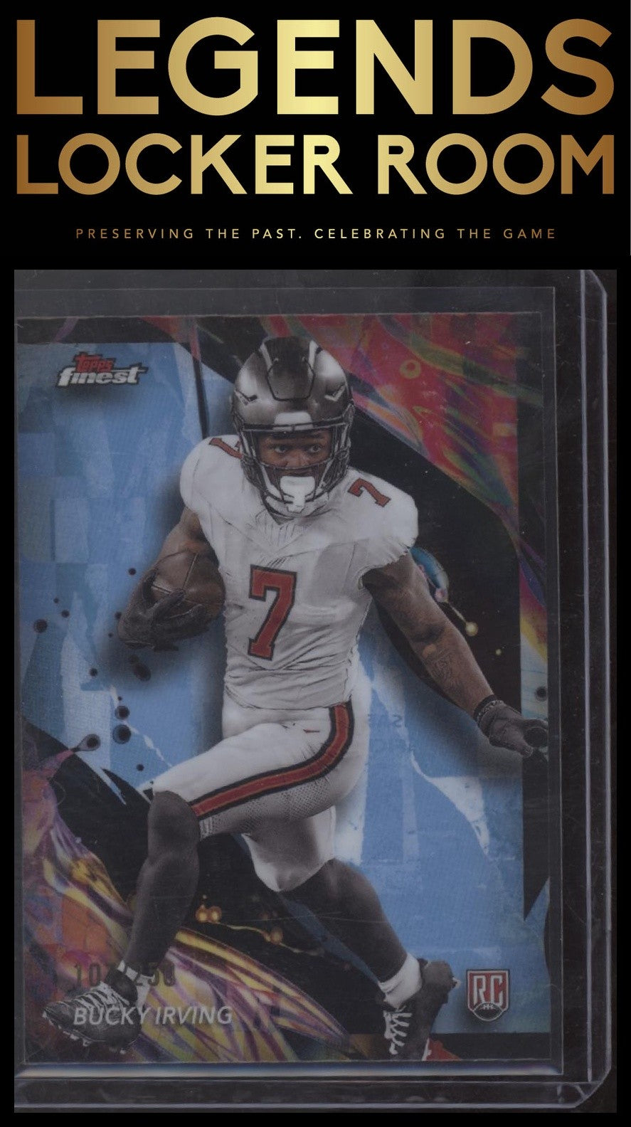 2024 Finest #179 Bucky Irving Sky Blue Refractor #/250