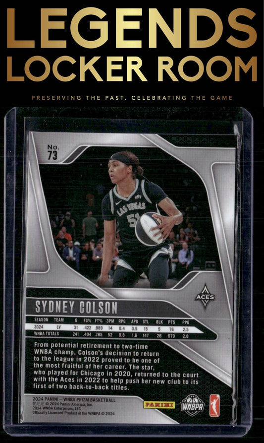 2024 Panini Prizm WNBA #73 Sydney Colson