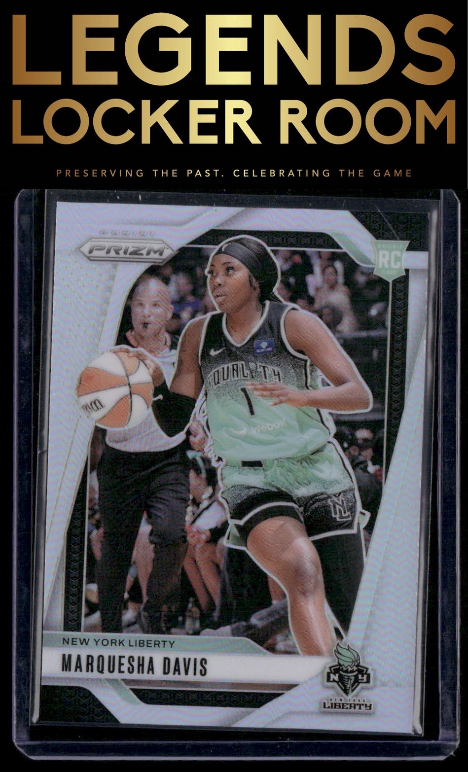 2024 Panini Prizm WNBA #45 Marquesha Davis Silver Prizms