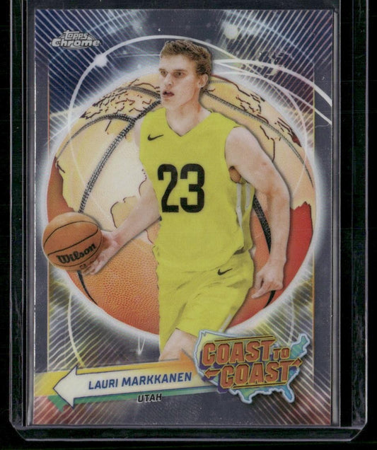 2023-24 Topps Chrome #CC-19 Lauri Markkanen Coast to Coast