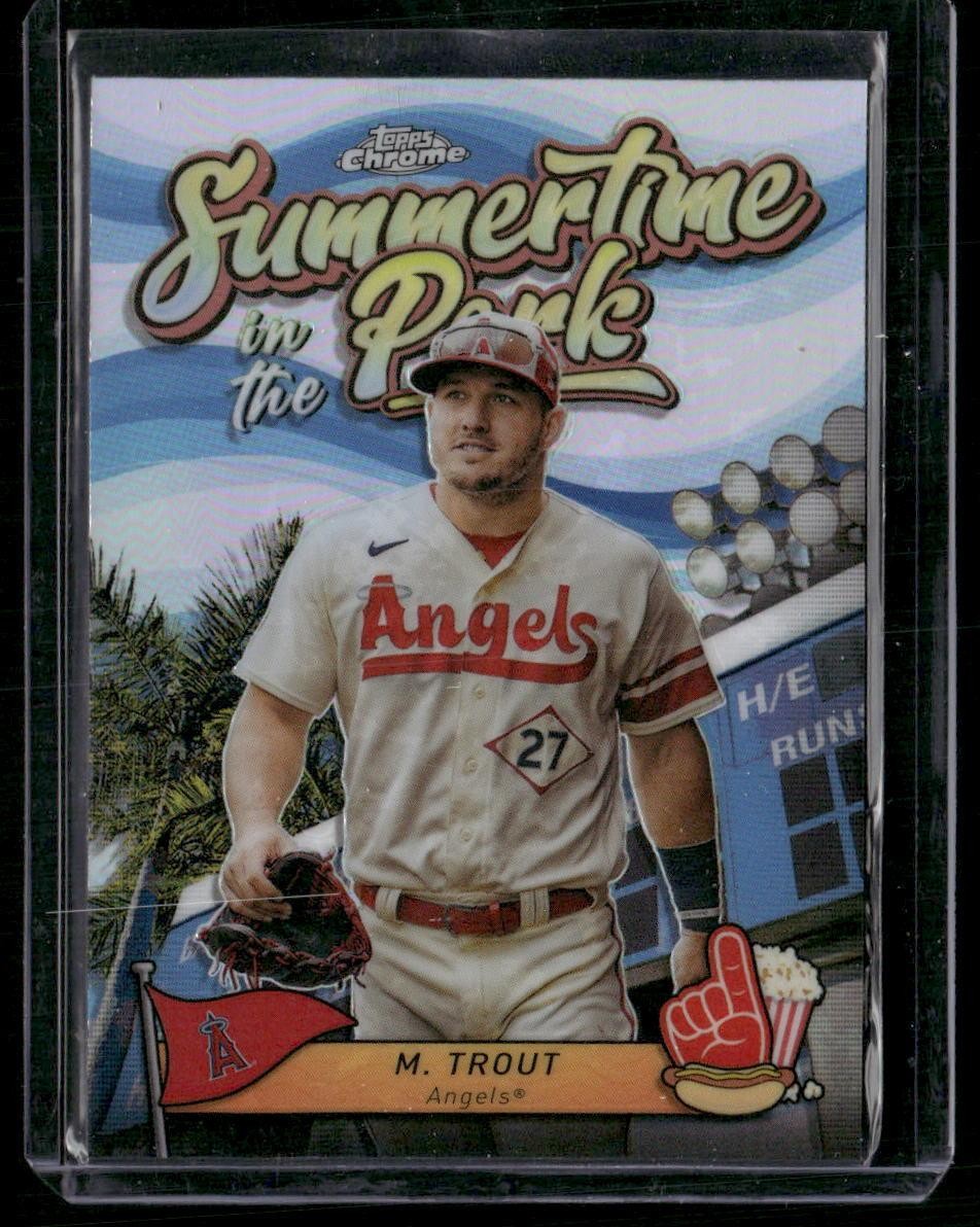 2024 Topps Chrome #SITP-10 Mike Trout Summertime in the Park