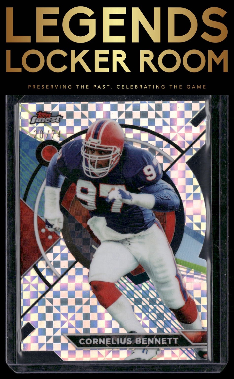 2023 Topps Composite #156 Cornelius Bennett Finest Die Cut