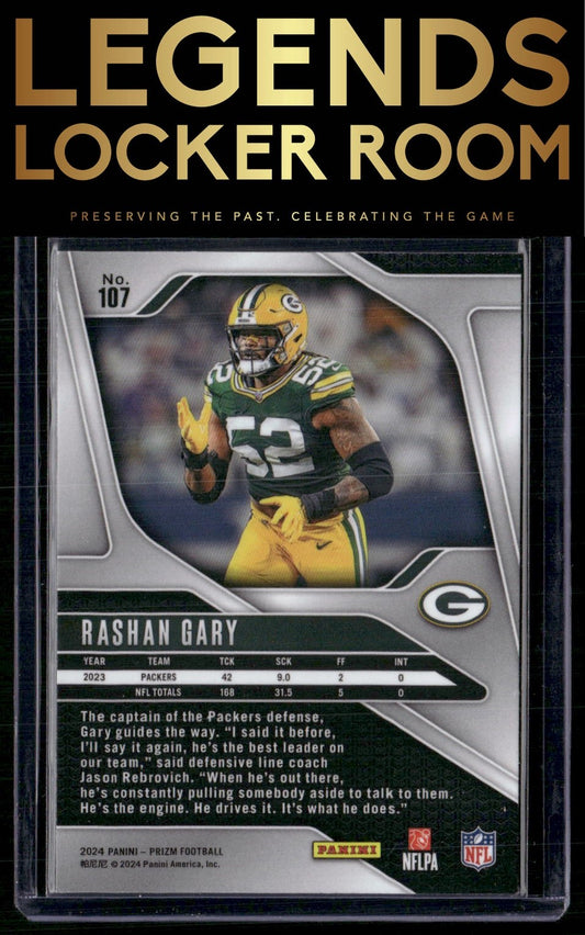 2024 Panini Prizm #107 Rashan Gary