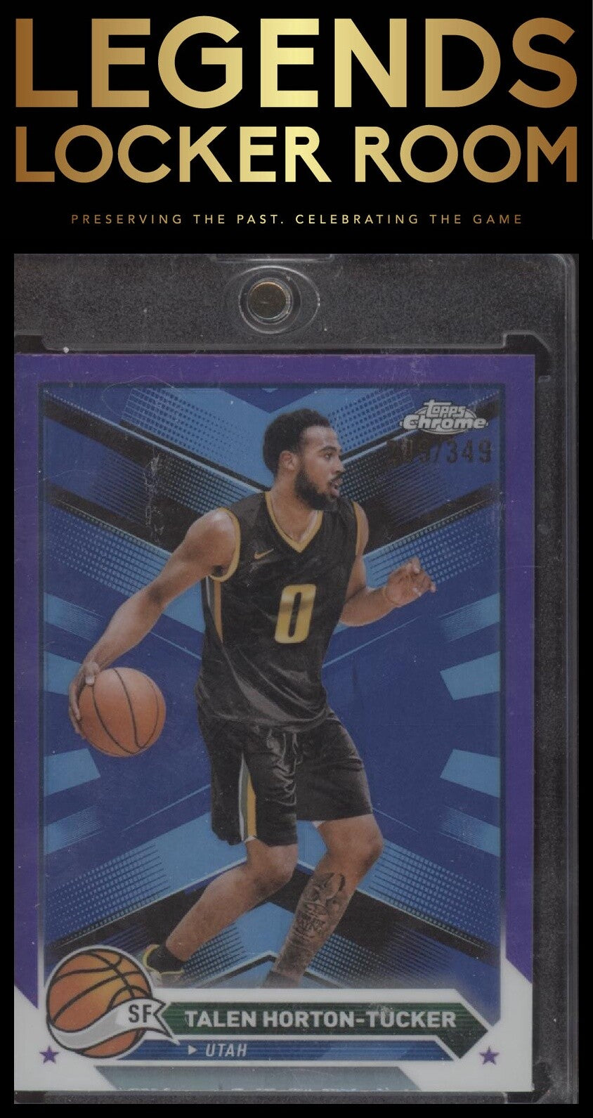 2023-24 Topps Chrome #124 Talen Horton-Tucker Purple Refractors #/349