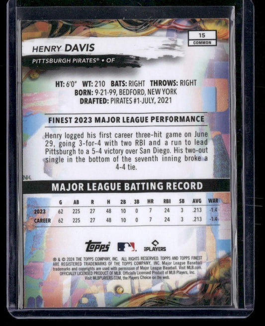 2024 Finest #15 Henry Davis