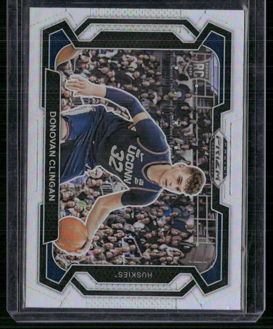 2024 Panini Prizm Draft Picks #95 Donovan Clingan Prizms Silver Variation