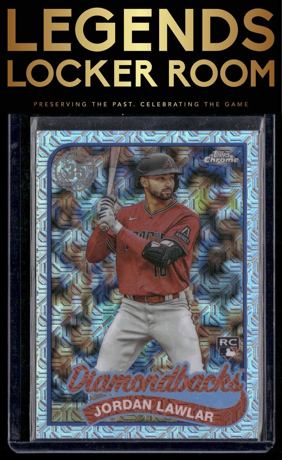 2024 Topps Jordan Lawlar 1989 Topps Baseball 35th Anniversary Chrome